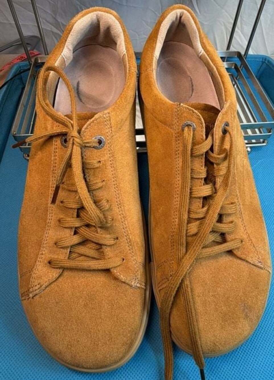 Birkenstock Bend Low Suede Leather Sneaker Brown EU 42